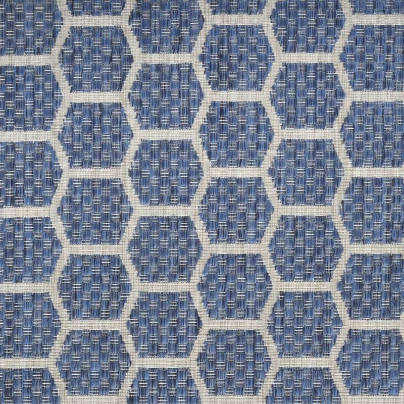 HomeRoots Geometric Modern Runner Outdoor Rug - 12' Runner