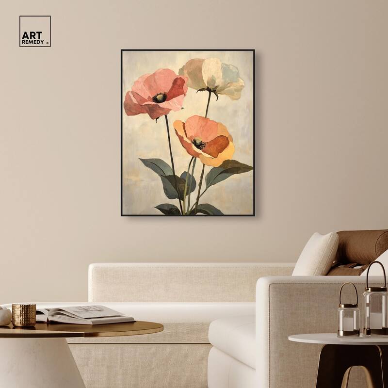 Blush and Ochre I Canvas by Art Remedy