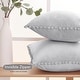 preview thumbnail 63 of 89, Deconovo Velvet Pom-poms Throw Pillow Covers 2 PCS(Cover Only)