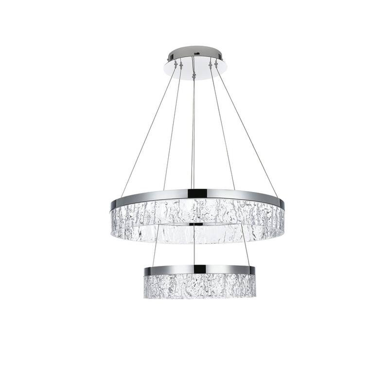 Indigo Home 22 inch Adjustable LED chandelier