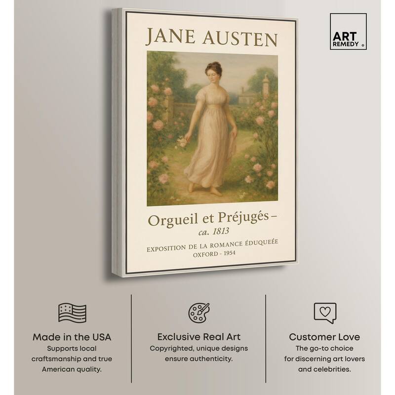 Lady in Austen's World Canvas by Art Remedy