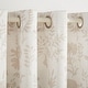 preview thumbnail 8 of 13, ATI Home Silhouette Floral Grommet Top Curtain Panel Pair