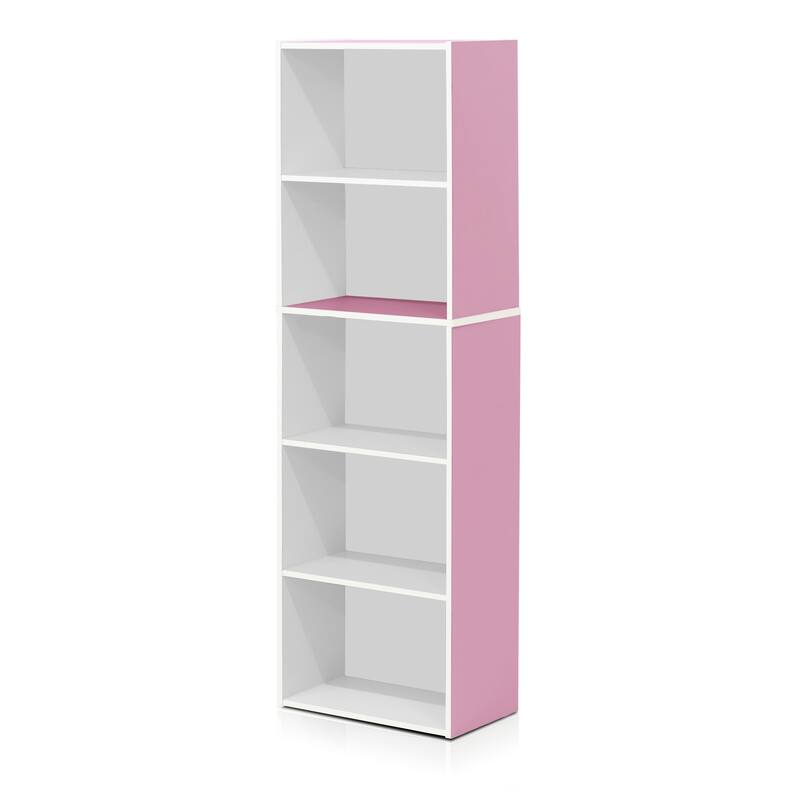 Porch & Den Hollygrove Reversible Color 5-tier Open Shelf Bookcase
