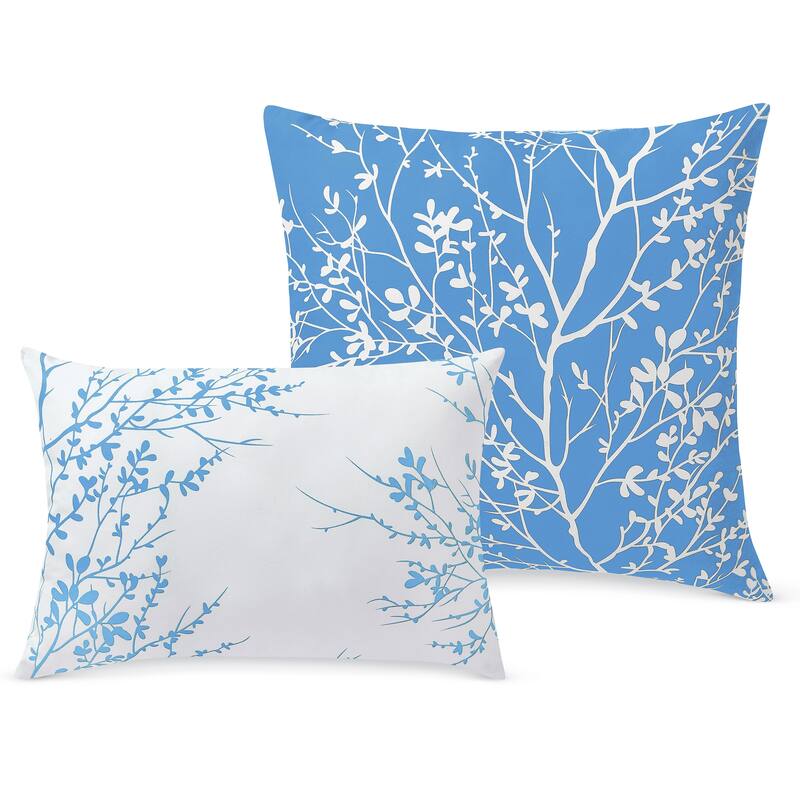 4-Piece Spring Foliage Bed Sheet and Pillowcase Set