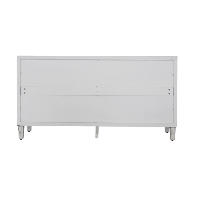 Accent Cabinet 4 Door Wooden Cabinet Sideboard Buffet Server Cabinet Storage Cabinet, for Living Room, Entryway