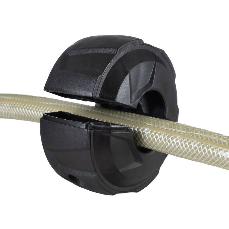 Pure Garden Retractable Hose with 9 Nozzle Patterns - Hose Reel Wall Mount with 180-Degree Swivel Bracket and Auto-Rewind