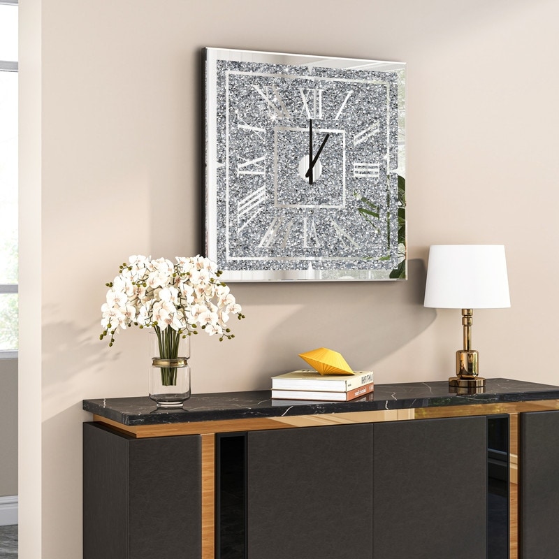 Diamond Crystal Wall Clock