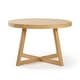 preview thumbnail 34 of 36, Plank and Beam Classic Solid Wood Round Dining Table - 47"