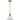 Outpost 1 Light Large Pendant Matte White with Burnished Brass