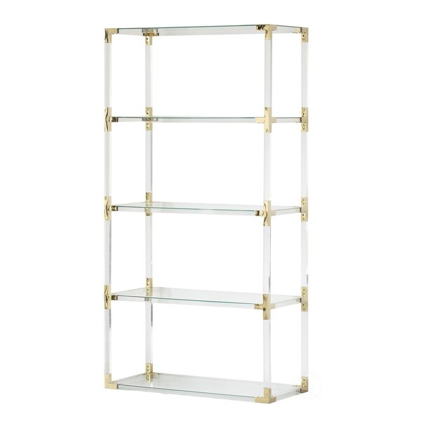 Acrylic etagere bookcase hotsell