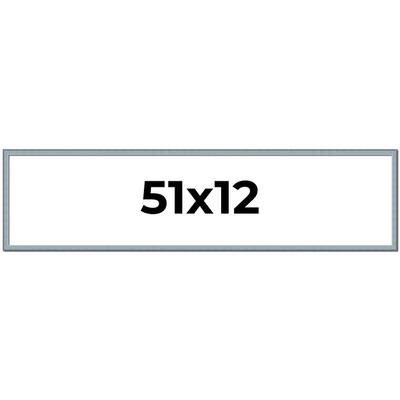 51x12 Frame Rustic Sky Blue Solid Wood Picture Frame | 0.75 Inch