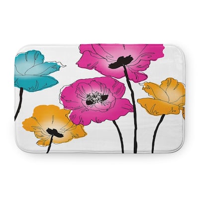 Popping Poppies Bathmat