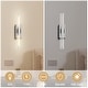 preview thumbnail 29 of 96, KAYLA Modern Glass Wall Sconces, Indoor Wall Lighting Wall Light Fixtures, Vanity Light with Glass Shade(2-Sets)