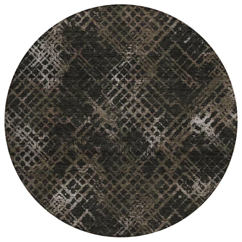 Machine Washable Indoor/ Outdoor Chantille Vintage Trellis Rug