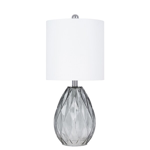 Grey Glass Table Lamp. Opens flyout.
