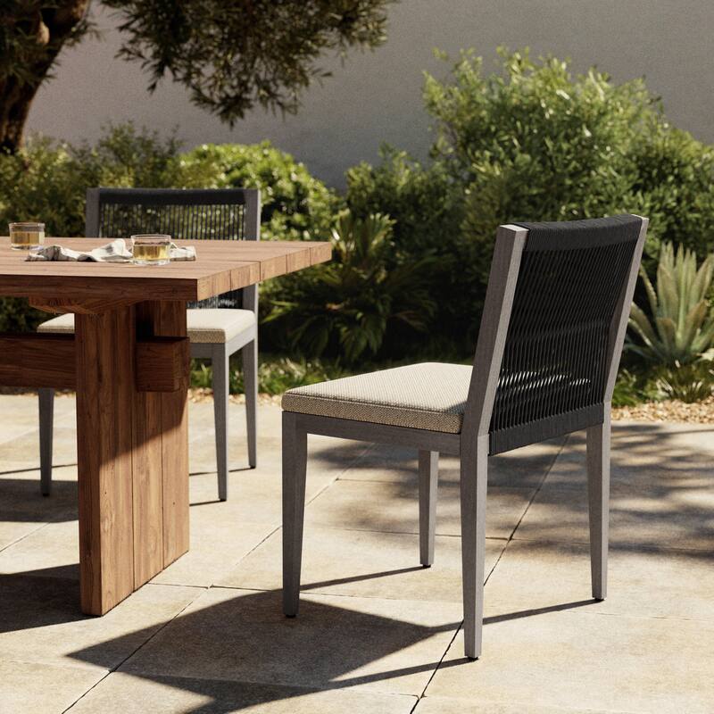 Atwood Outdoor Dining Chair-Weathered Grey-FSC