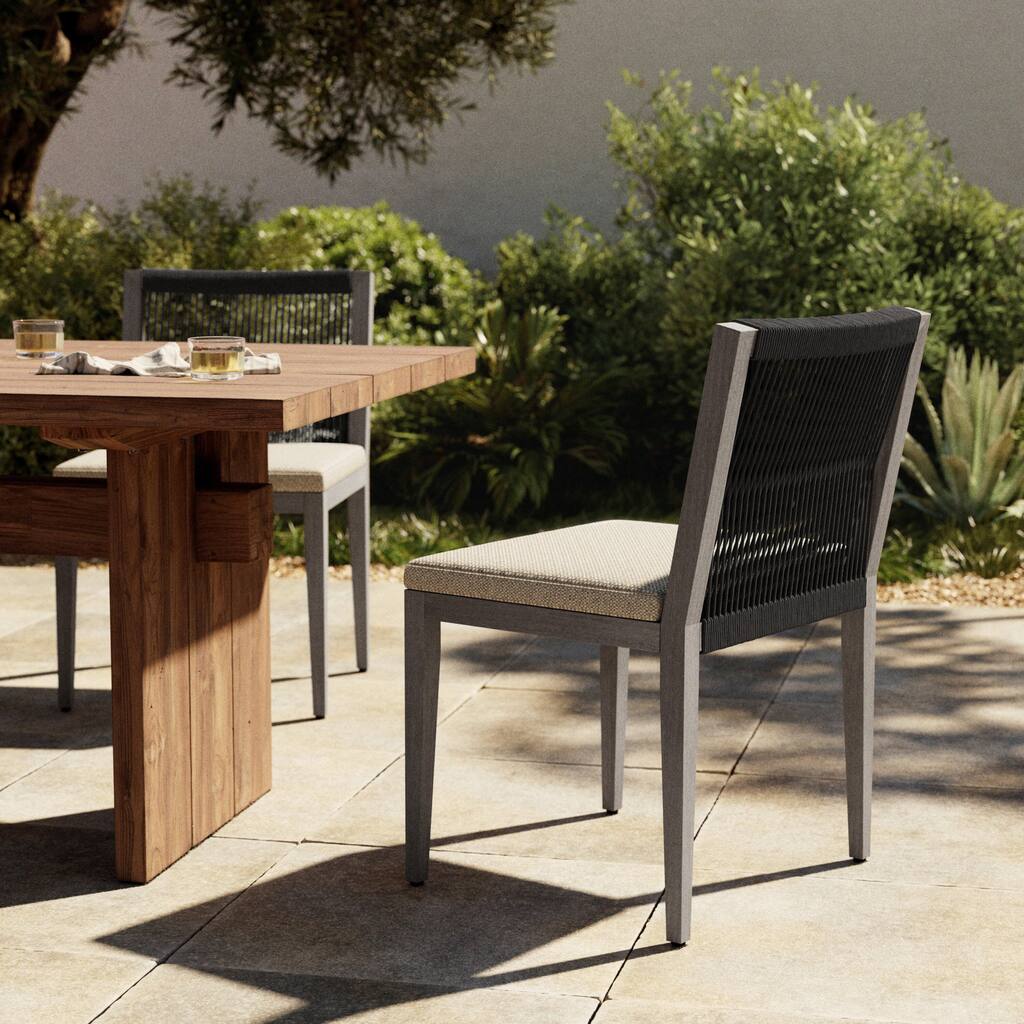 Atwood Outdoor Dining Chair-Weathered Grey-FSC