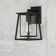 preview thumbnail 10 of 8, Vaxcel Lighting Blackwell 12" Tall Outdoor Wall Sconce