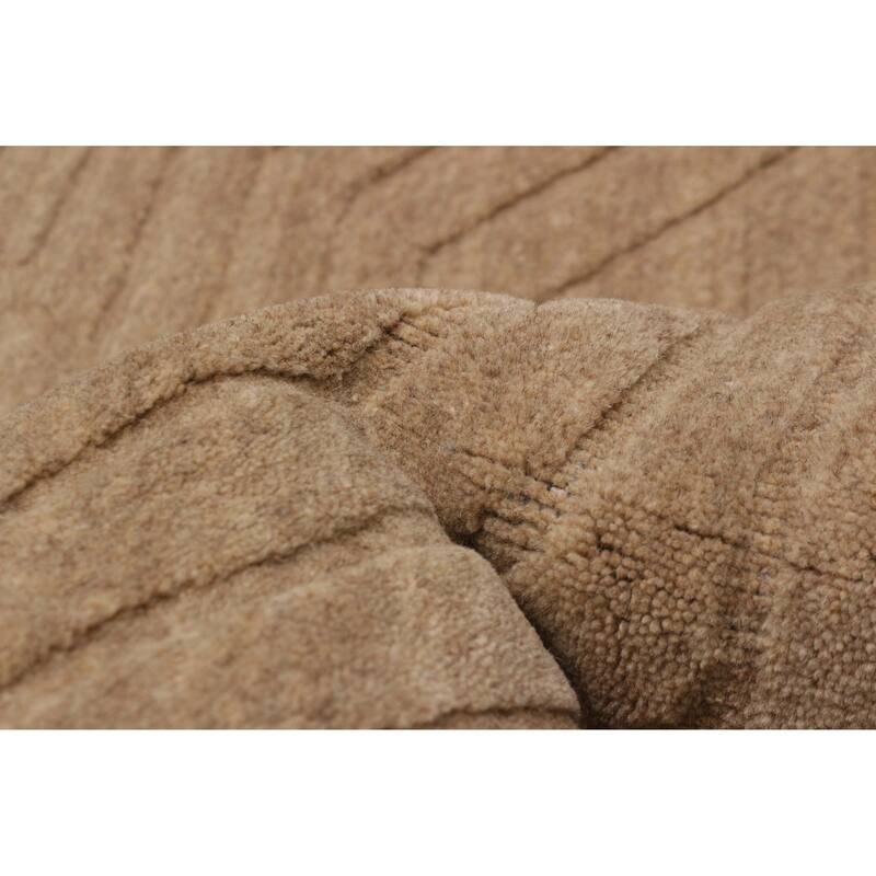 Kashkuli Gabbeh Tan Rug 6'7" x 9'5" - 6'7 x 9'5