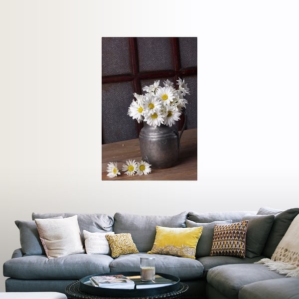 Shop Rustic Floral Arrangement Poster Print Overstock 16379909