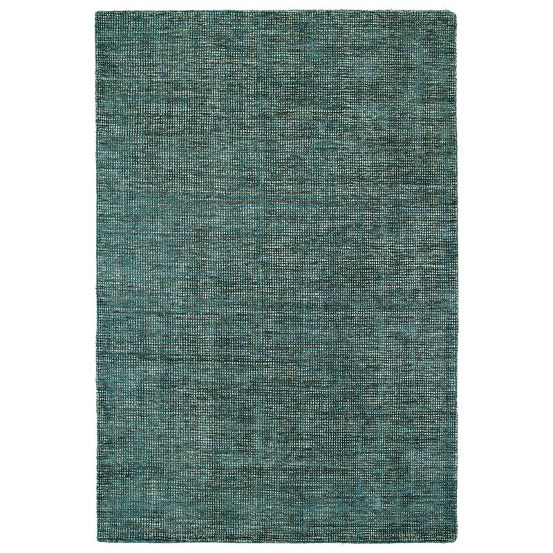 Addison Mission Multi Solid Tone Wool Blend Area Rug - 2' 3" x 7' 6" - Peacock - Runner