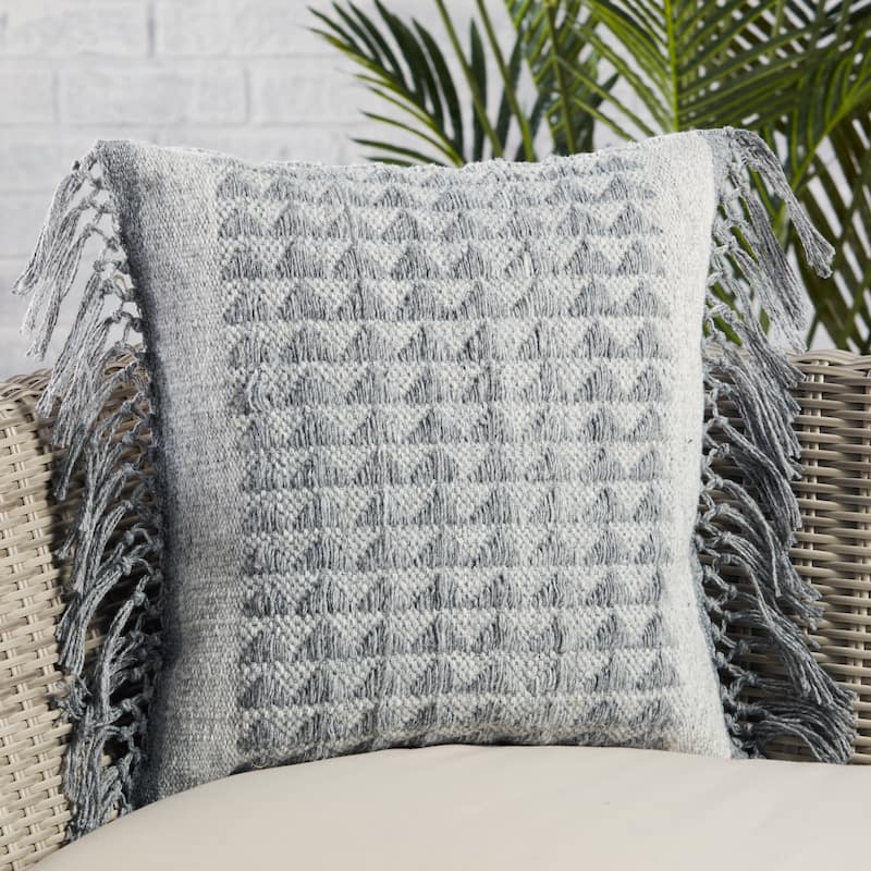 Edris Indoor/ Outdoor Geometric Pillow