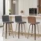 preview thumbnail 7 of 198, 26"/29" Faux Leather Swivel Bar/Counter Stools, Set of 2/3