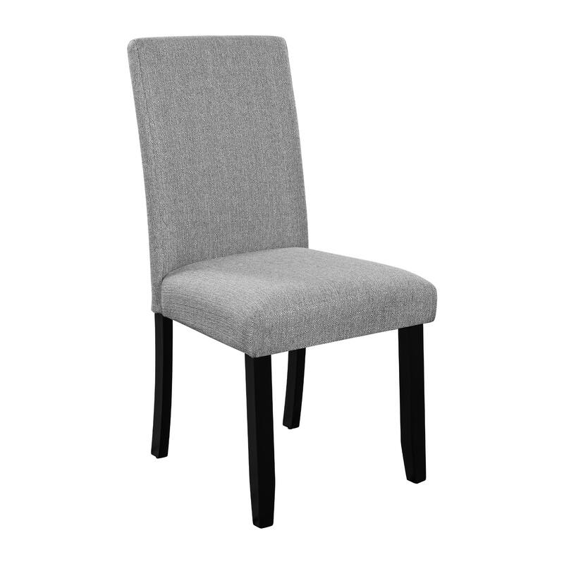 Roomfitters 5-Piece Round Dining Table Set, 43 Inch Modern Round Table with 4 Upholstered Chairs for Dining Room