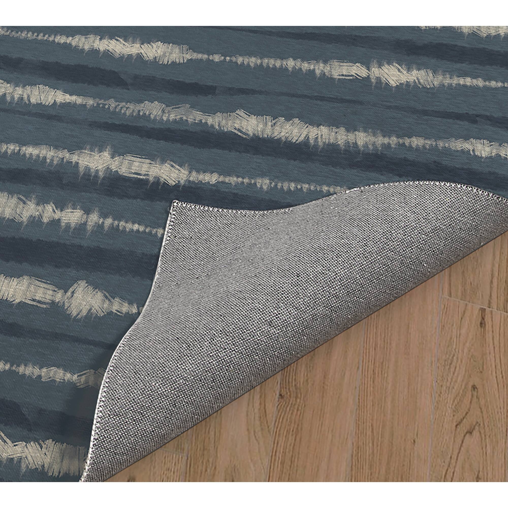 TIEDYE STRIPE STORMY Area Rug By Kavka Designs Bed Bath & Beyond
