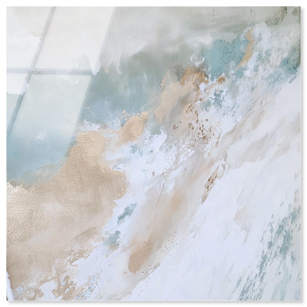 Sandy Mirage Acrylic by Art Remedy, Ready to Hang