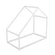 preview thumbnail 10 of 8, White Twin Size Solid Wood House Bed with Roof for Kids