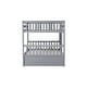 preview thumbnail 13 of 13, Rubber Wood 2 In 1 Full Over Full Bunk Bed with Twin Size Trundle,Convertible to 2 Full Size Beds