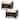 Costway 2 Pieces Outdoor Patio PE Wicker Ottomans with Removable - See Details