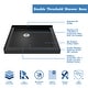 preview thumbnail 11 of 13, DreamLine SlimLine 32 in. D x 32 in. W x 2 3/4 in. H Double Threshold Shower Base - 32" x 32"