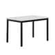 preview thumbnail 8 of 12, Roundhill Furniture Noyes Metal Dining Table with Laminated Faux Marble Top