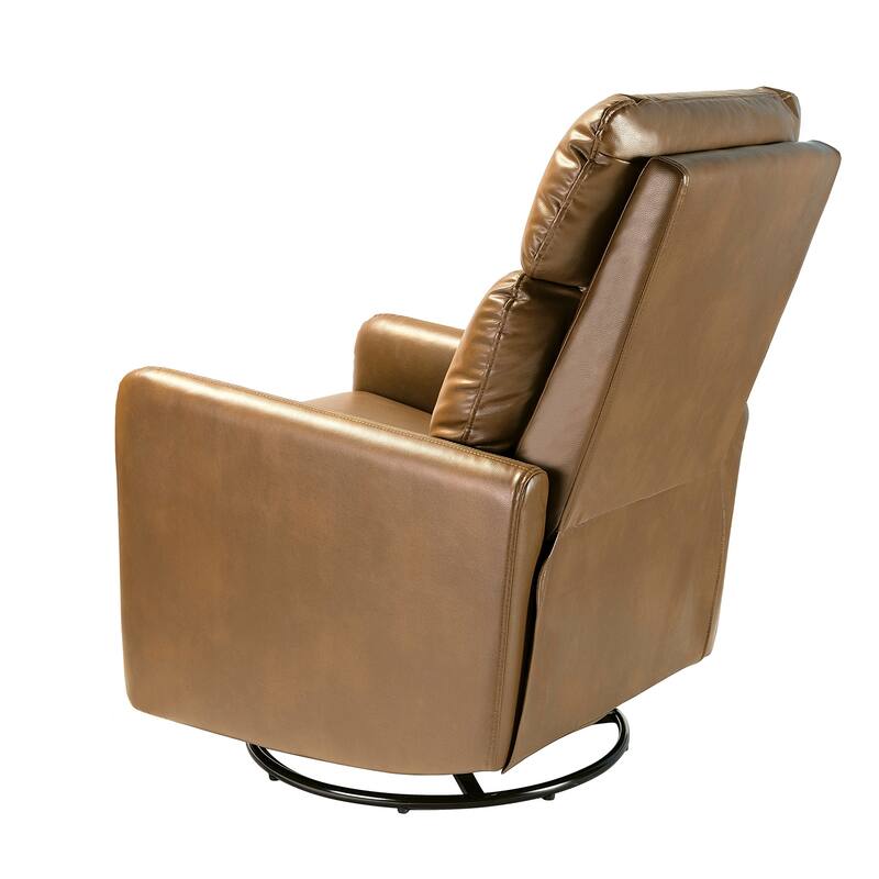 Lyle Manual Swivel Recliner with Metal Base