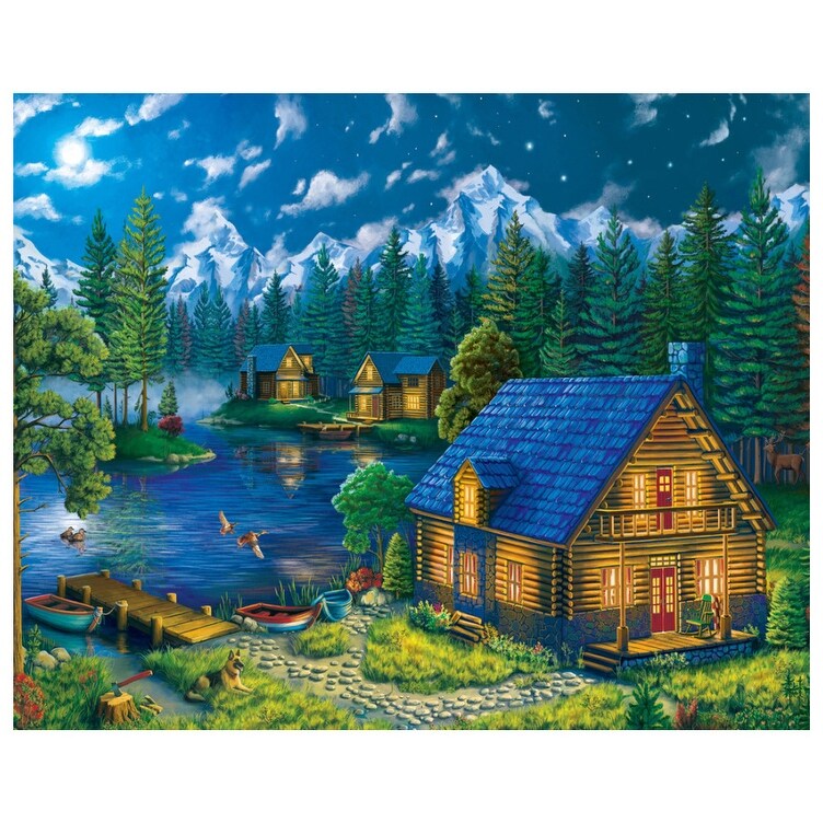 House By Lunar Lake 1500 Pc Jigsaw Puzzle For Adults Kids Overstock House By Lunar Lake 1500 Pc Jigsaw Puzzle For Adults Kids Overstock