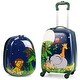 preview thumbnail 7 of 50, 2 Pieces 12 Inch 16 Inch Kids Luggage Set with Backpack and Suitcase for Travel - 18" x 12" x 8.5" (L x W x H)