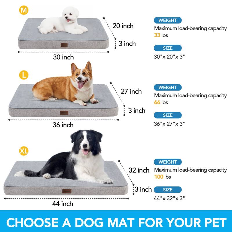 Orthopedic Dog Bed with Washable Cover