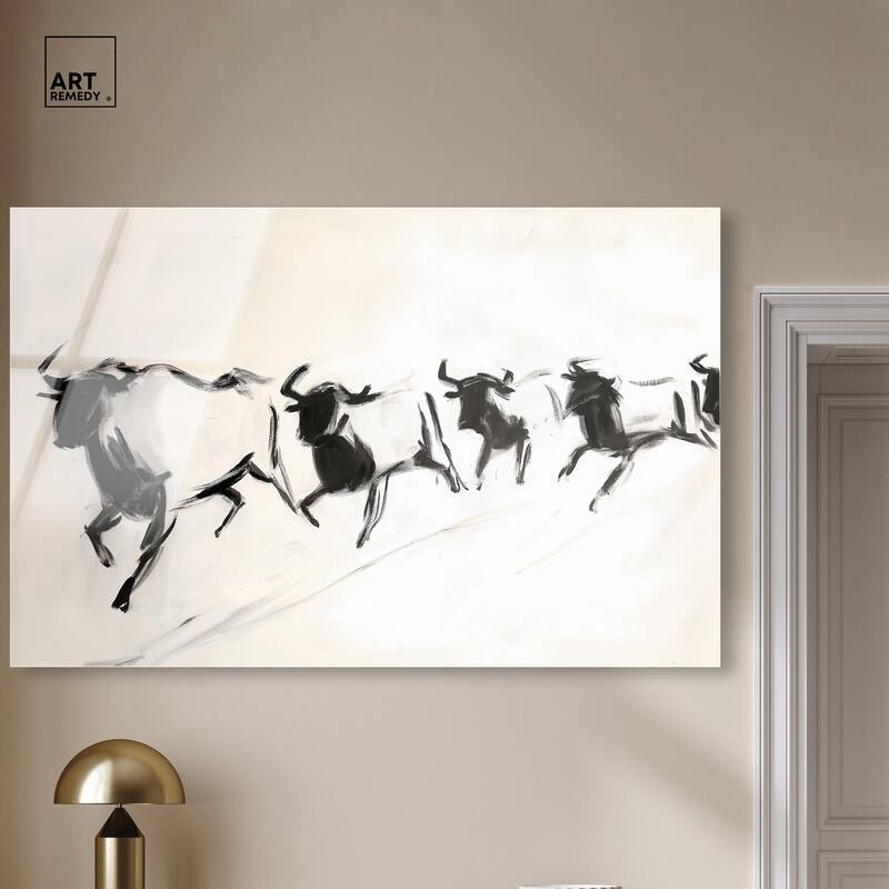 Bovine II Acrylic by Art Remedy, Ready to Hang