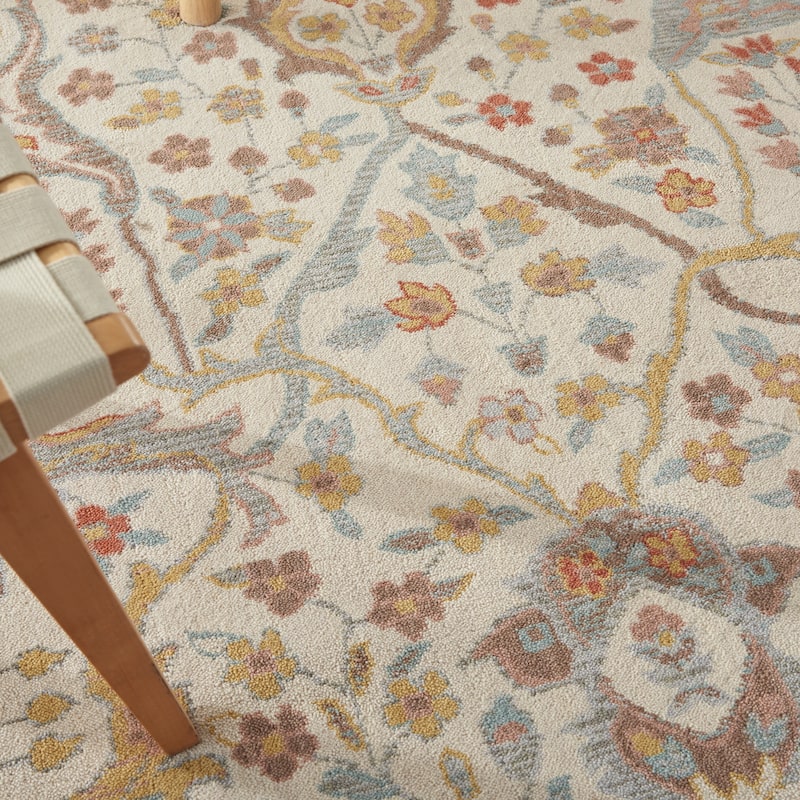 Nourison Parisa Traditional Persian Floral Area Rug