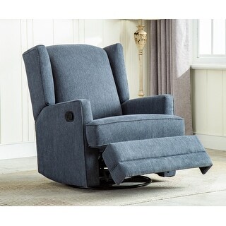 Shelby Wingback Swivel Glider Recliner by Greyson Living