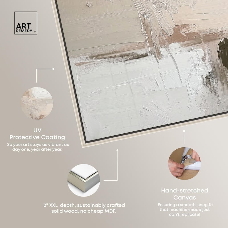 Gentle Strokes of Nature I Canvas by Art Remedy