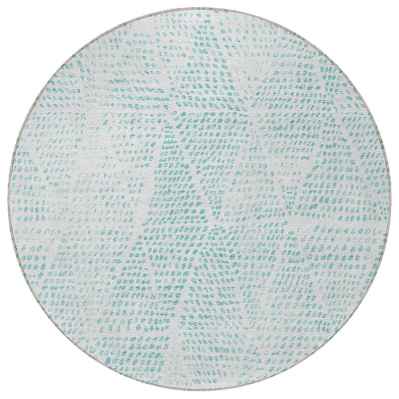 HomeRoots Geometric Transitional Rectangle Outdoor Rug