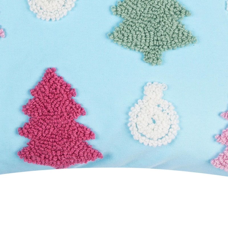 Trees Hooked Pillow