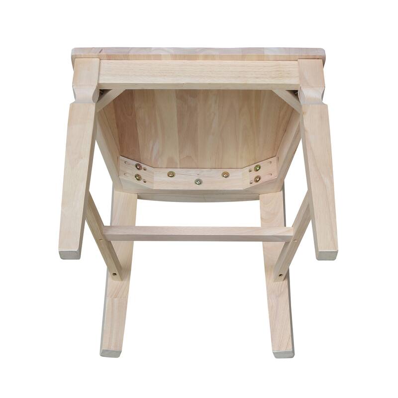 Vista Ladderback Solid Wood Dining Chairs - Set of Two