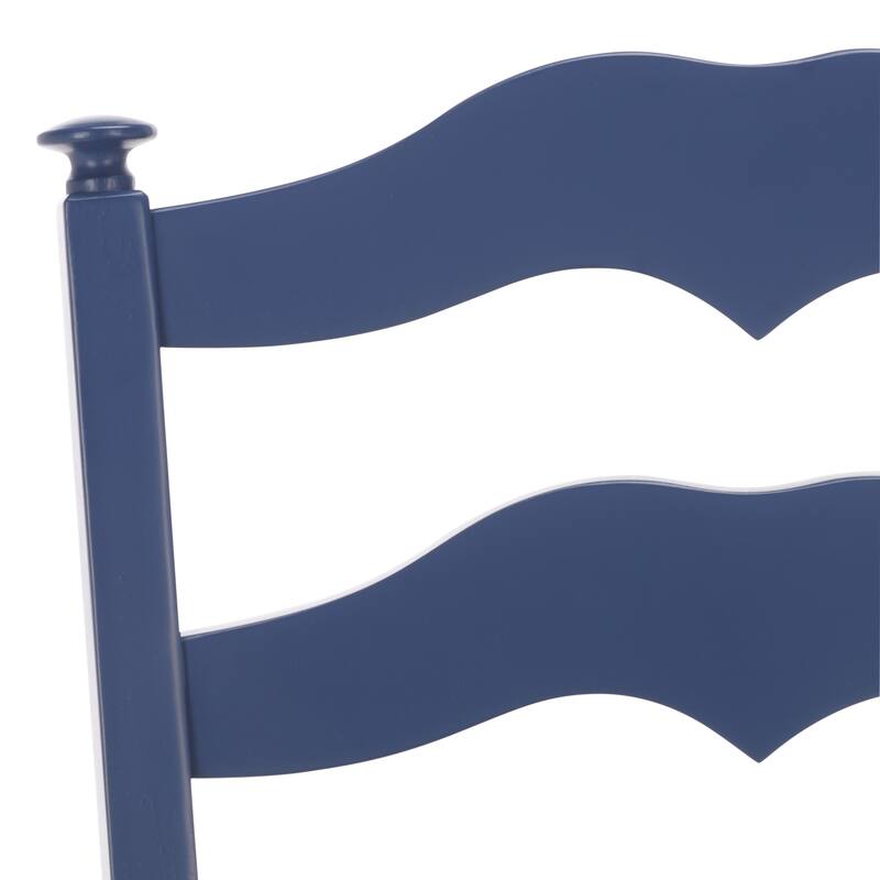 SAFAVIEH HOME Rasia Ladder Back Side Chair - 19"W x 22"D x 41"H