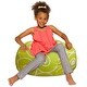 preview thumbnail 6 of 9, Lime Scrolls and Swirls Bean Bag Chair Machine Washable Cover 27 in.