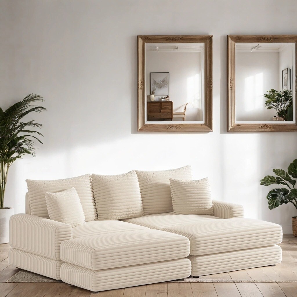 Comfy pillow couch online