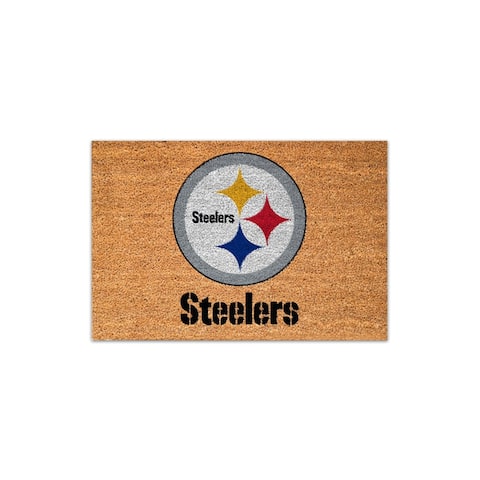 Pittsburgh Steelers NFL Licensed Static Coir Door Mat